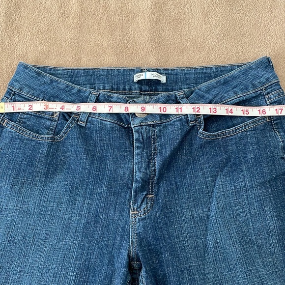 Riders by Lee Mid Rise Boot Cut women’s jeans size 14 medium women’s - Picture 3 of 6